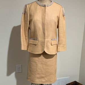 Fendi Cream Skirt Set